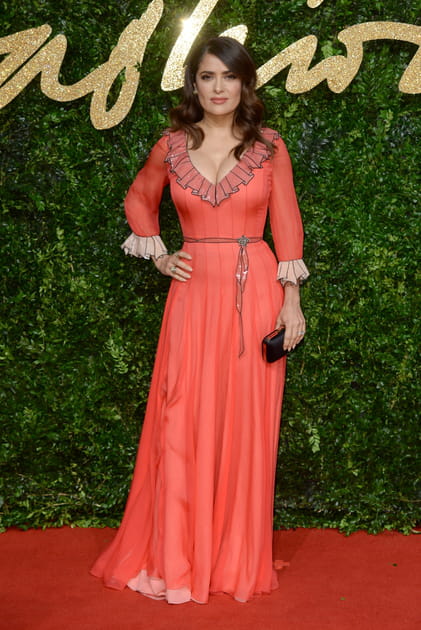 Salma Hayek aux British Fashion Awards