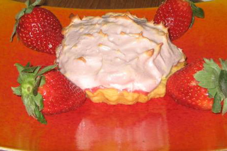 Download Decoration fraisier meringue Desktop Wallpaper Free