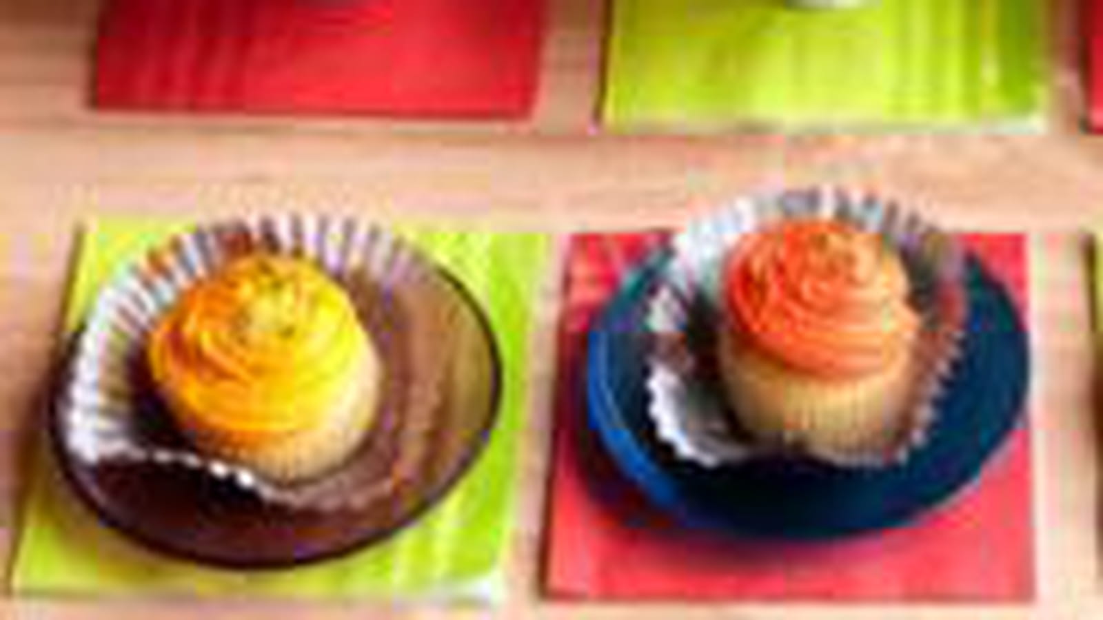 Rainbow Cupcake (Cupcake Arc-en-ciel)