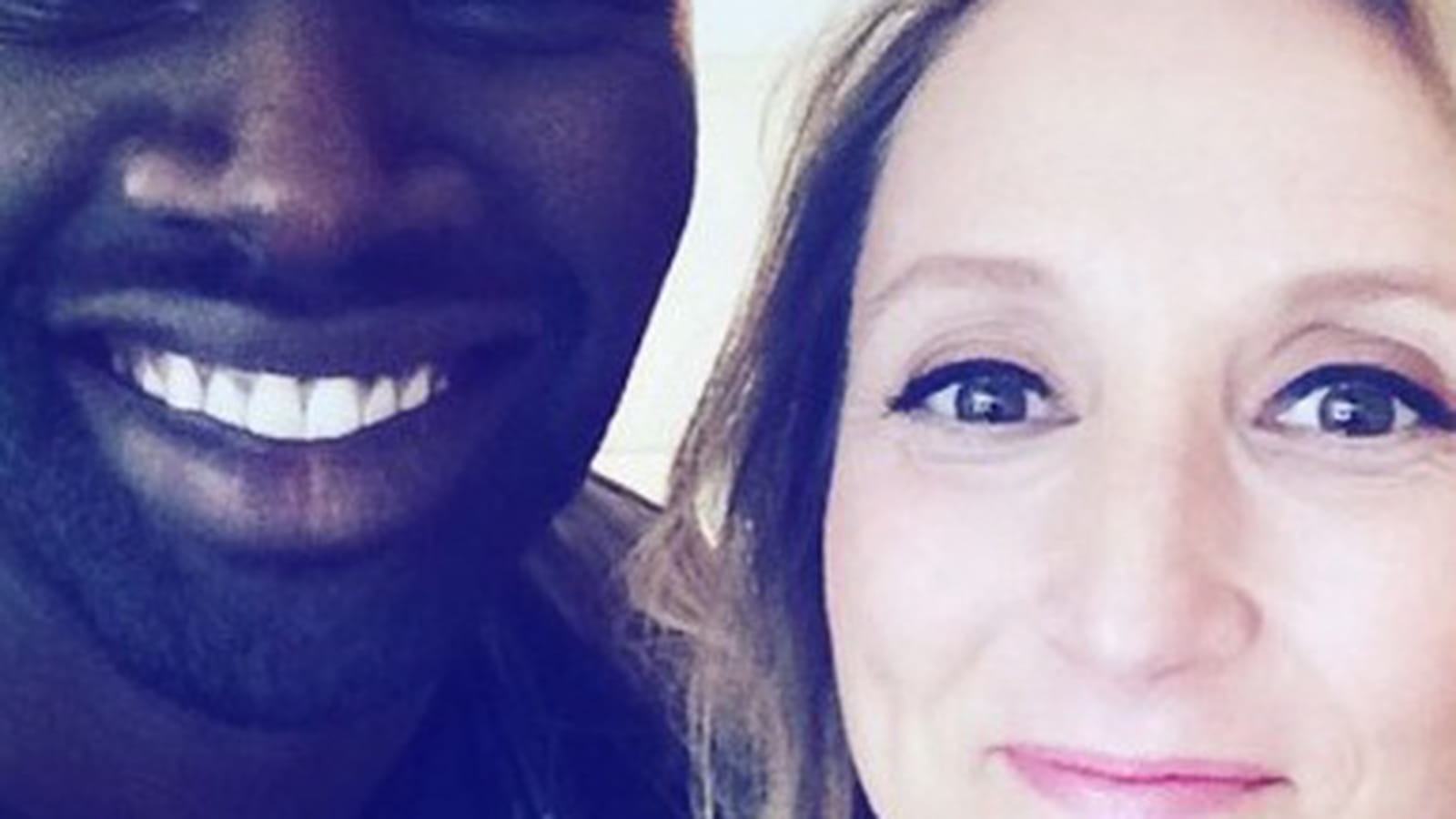 Omar Sy et Audrey Lamy