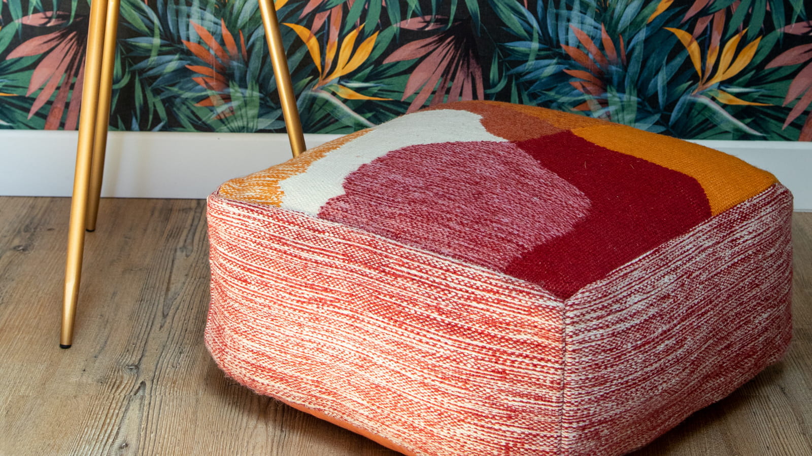 Un coussin de sol en polyester recyclé