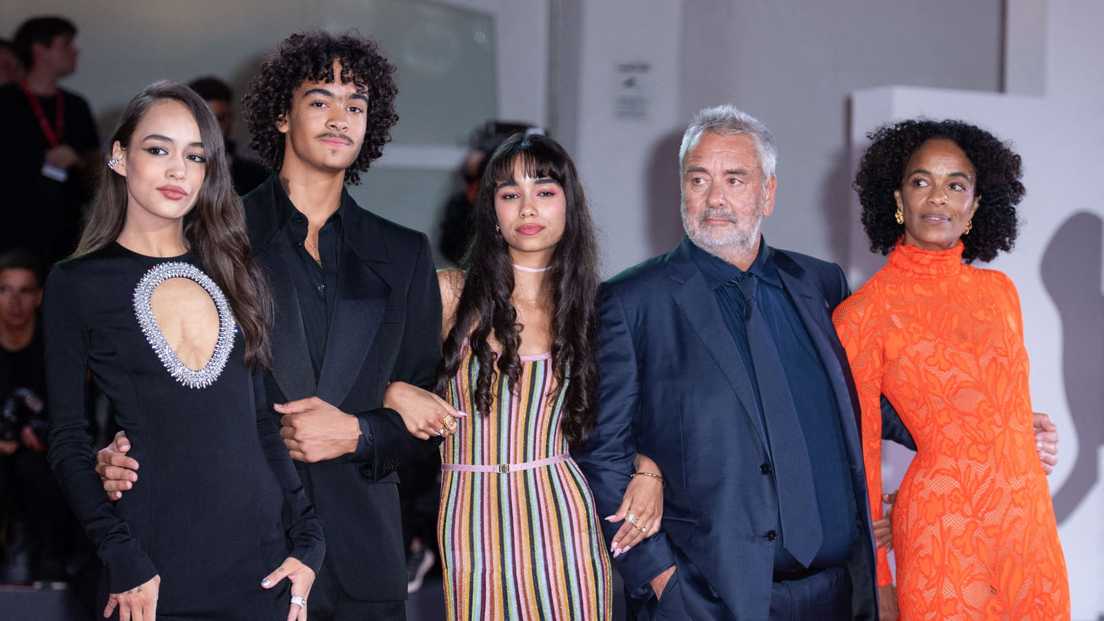 Luc Besson et ses enfants