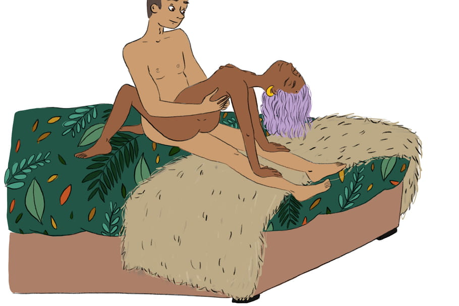 La position sexuelle de l'arc de triomphe, sensuelle et complice