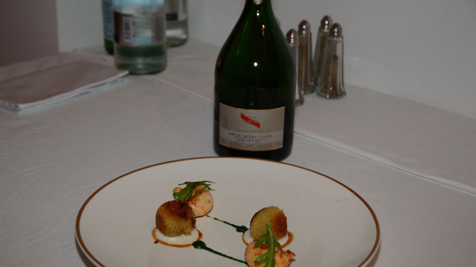 Langoustines et cromesquis