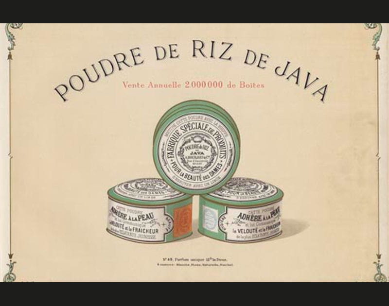 Bourjois&nbsp;: la Poudre de riz de Java en 1879