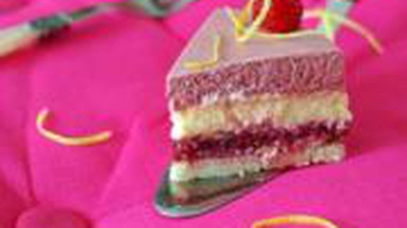 Entremets girly framboise