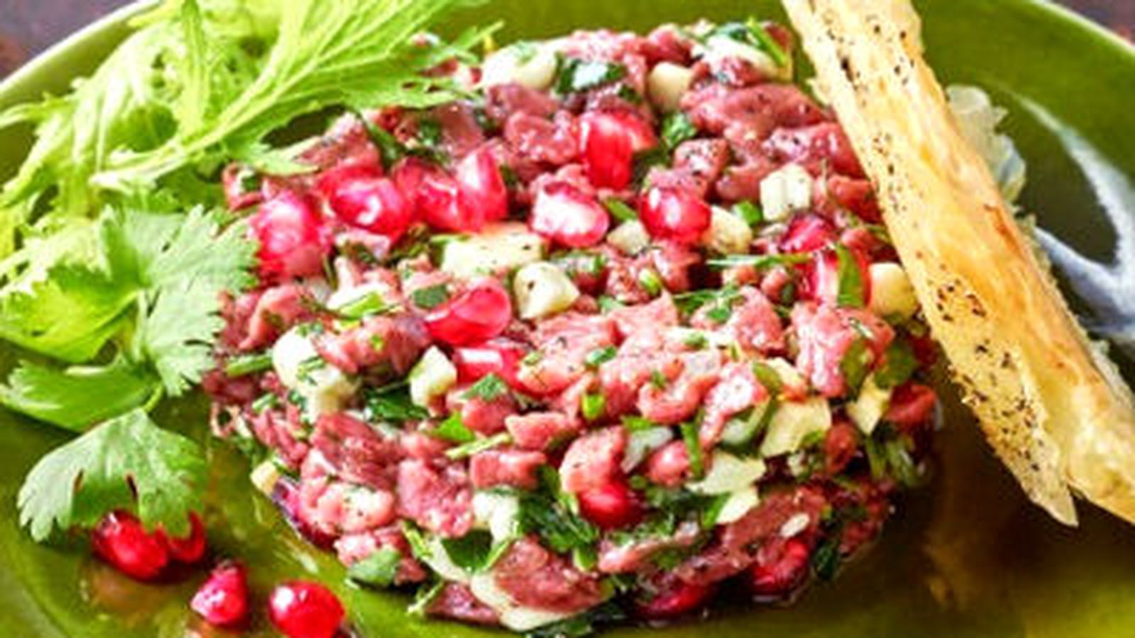 Tartare de canard au Reblochon et son croustillant