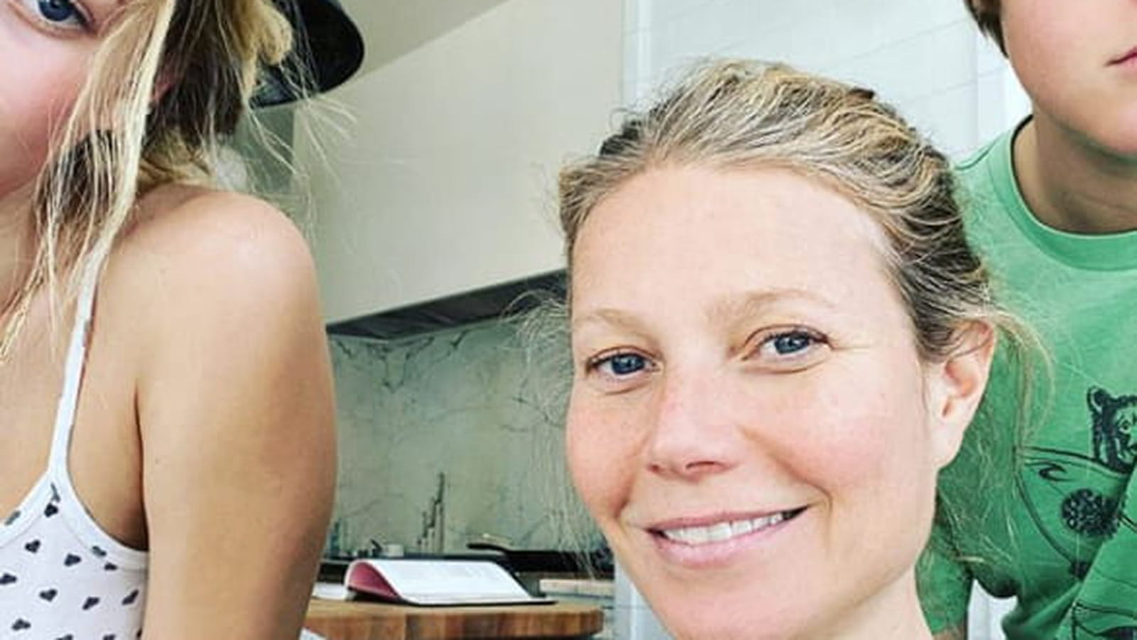 Gwyneth Paltrow et ses enfants Apple et Moses