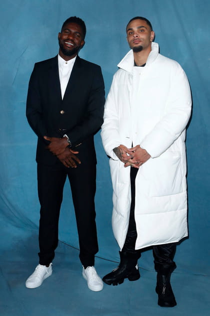 Samuel Umtiti et Layvin Kurzawa au d&eacute;fil&eacute; Givenchy