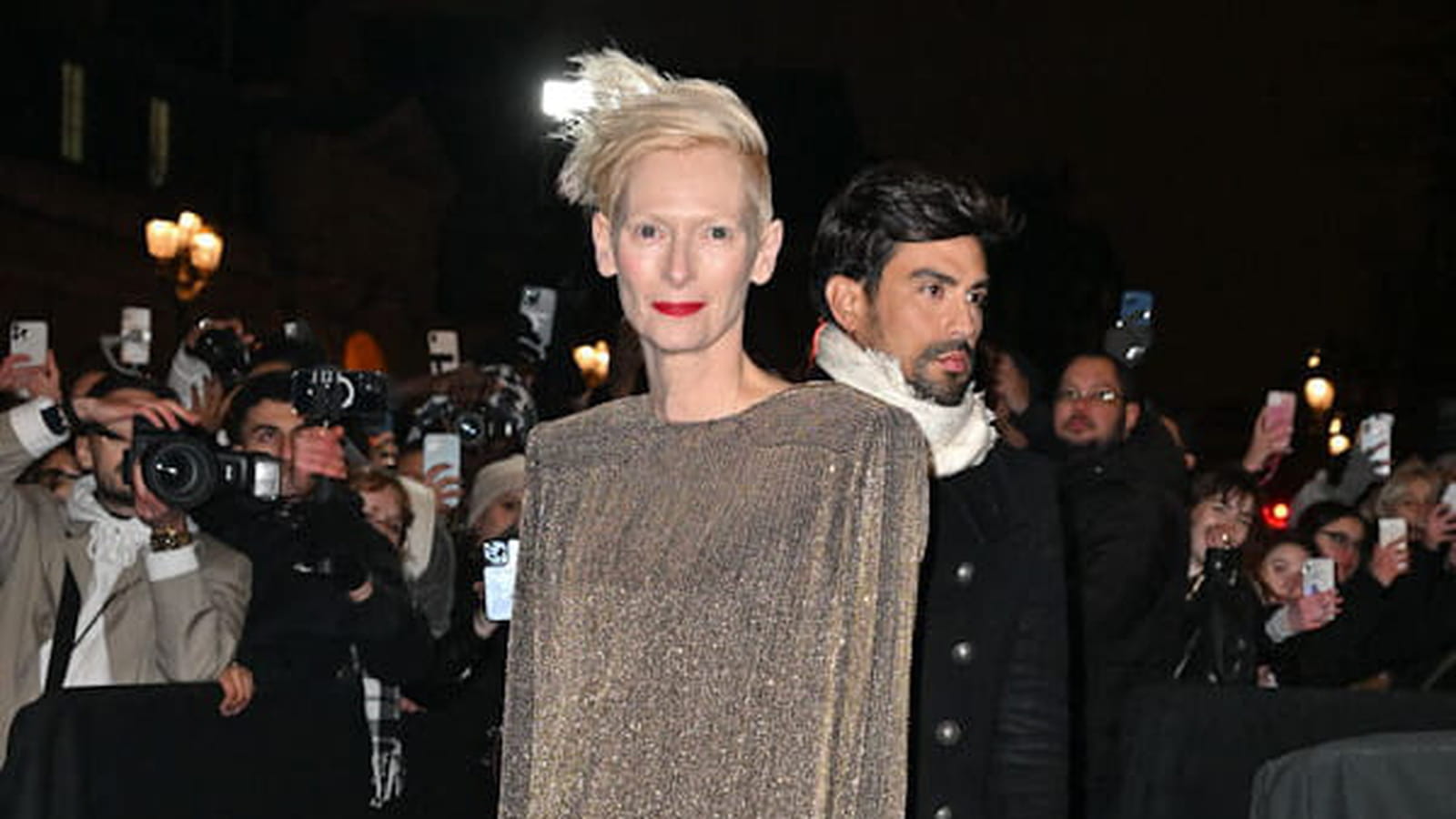 Tilda Swinton le 25 janvier 2023