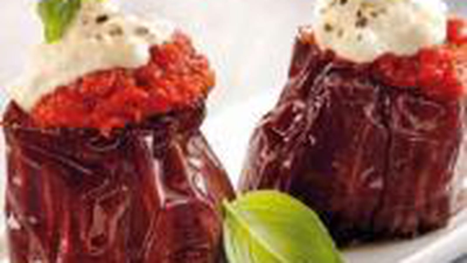 Aubergines grillées à la tomate et à la brousse