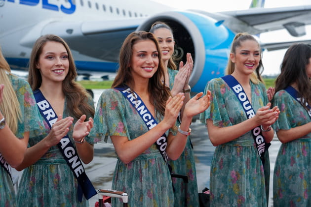 Miss Bretagne, Miss Franche-Comt&eacute; et Miss Bourgogne