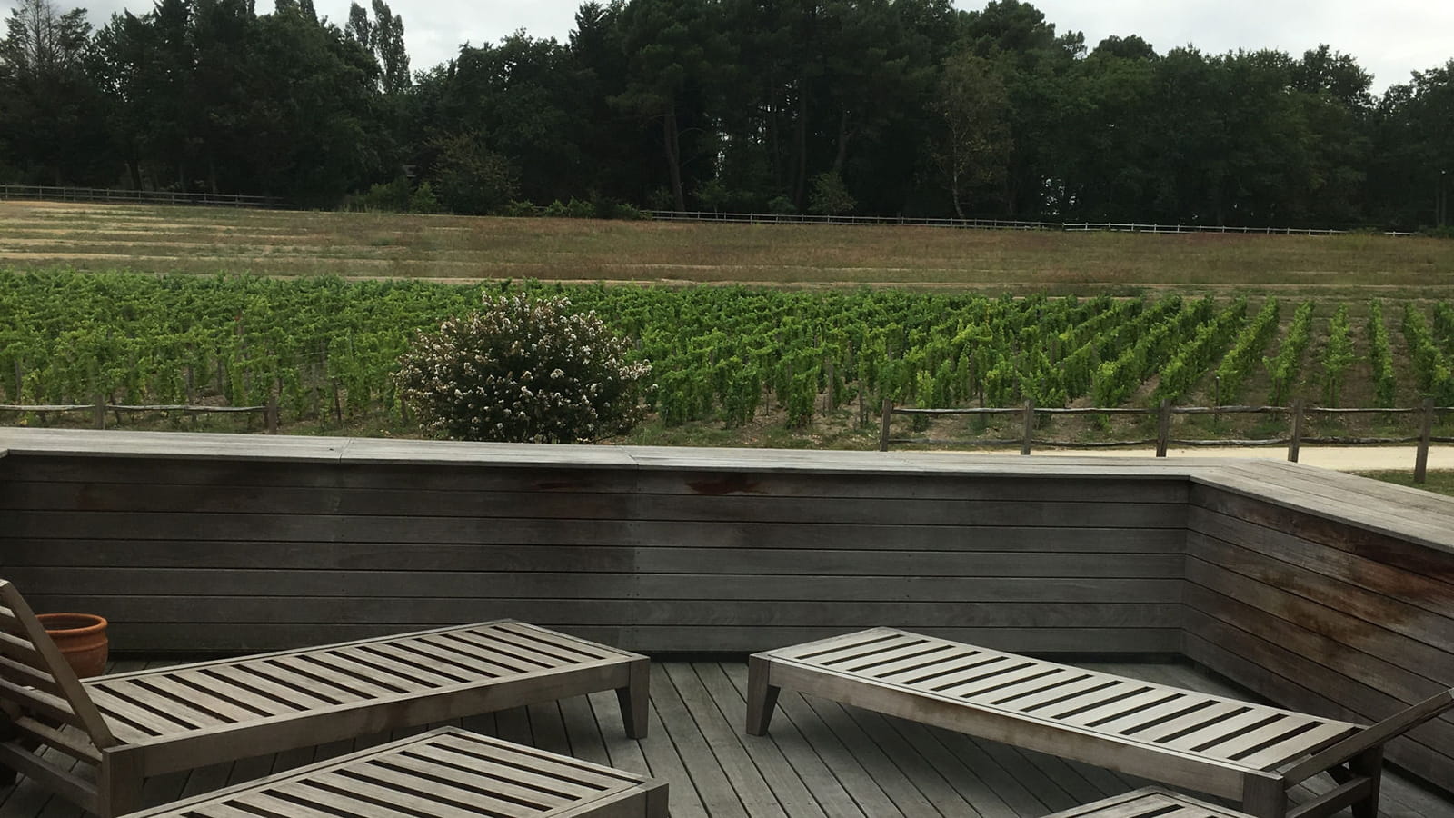 Un spa au pied des vignes