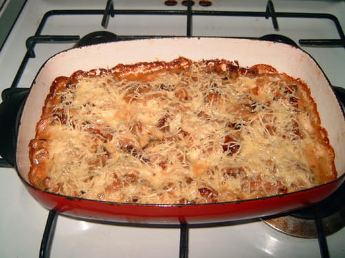 Gratin de pâtisson rapide