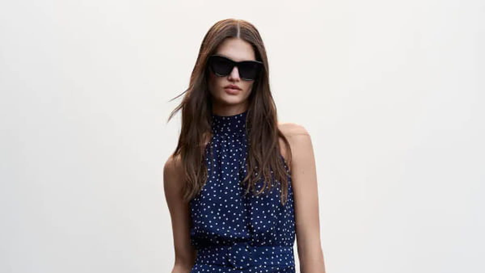 Robe à pois Mango 