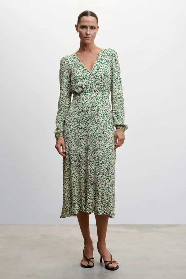 Robe col en V