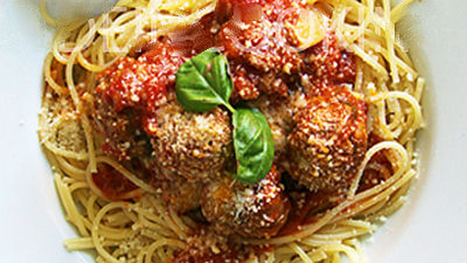 Spaghettis aux boulettes de La Belle et Le Clochard