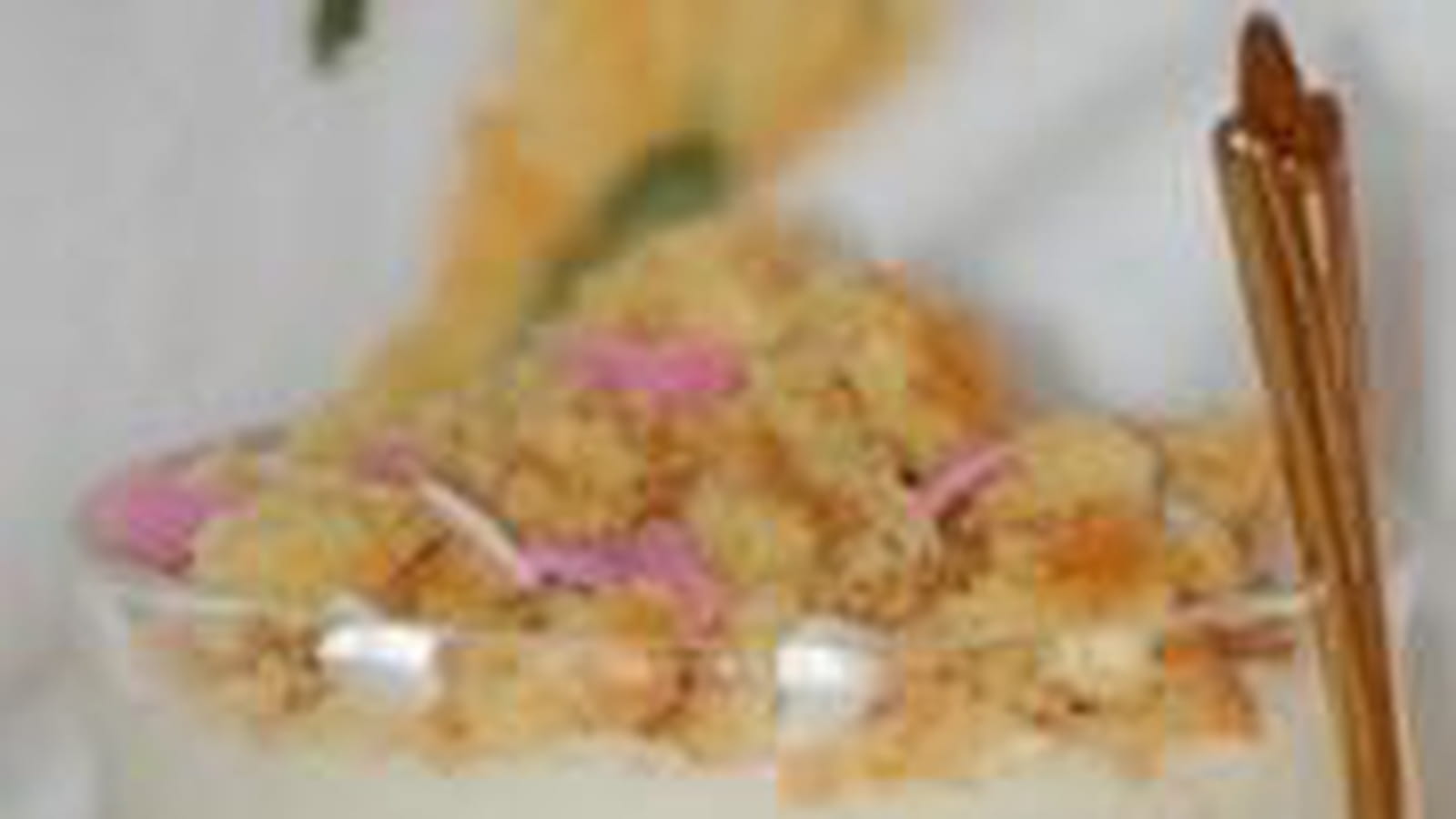 Verrine rhubarbe chocolat