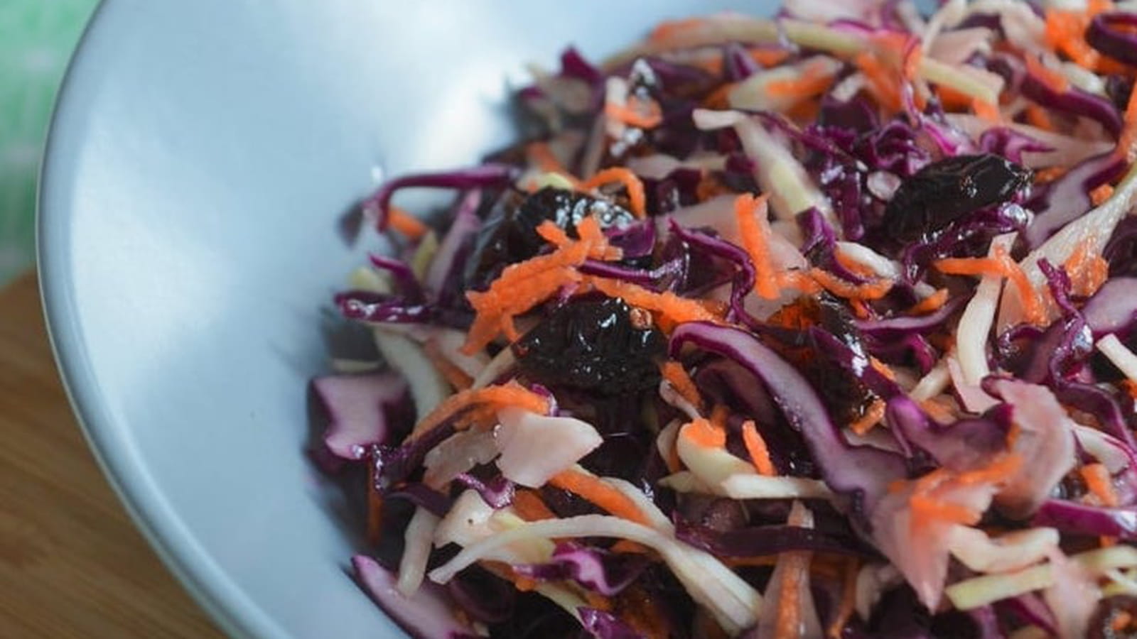 Coleslaw aux cranberries et au sirop d'érable