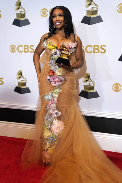 SZA en robe Jean Paul Gaultier