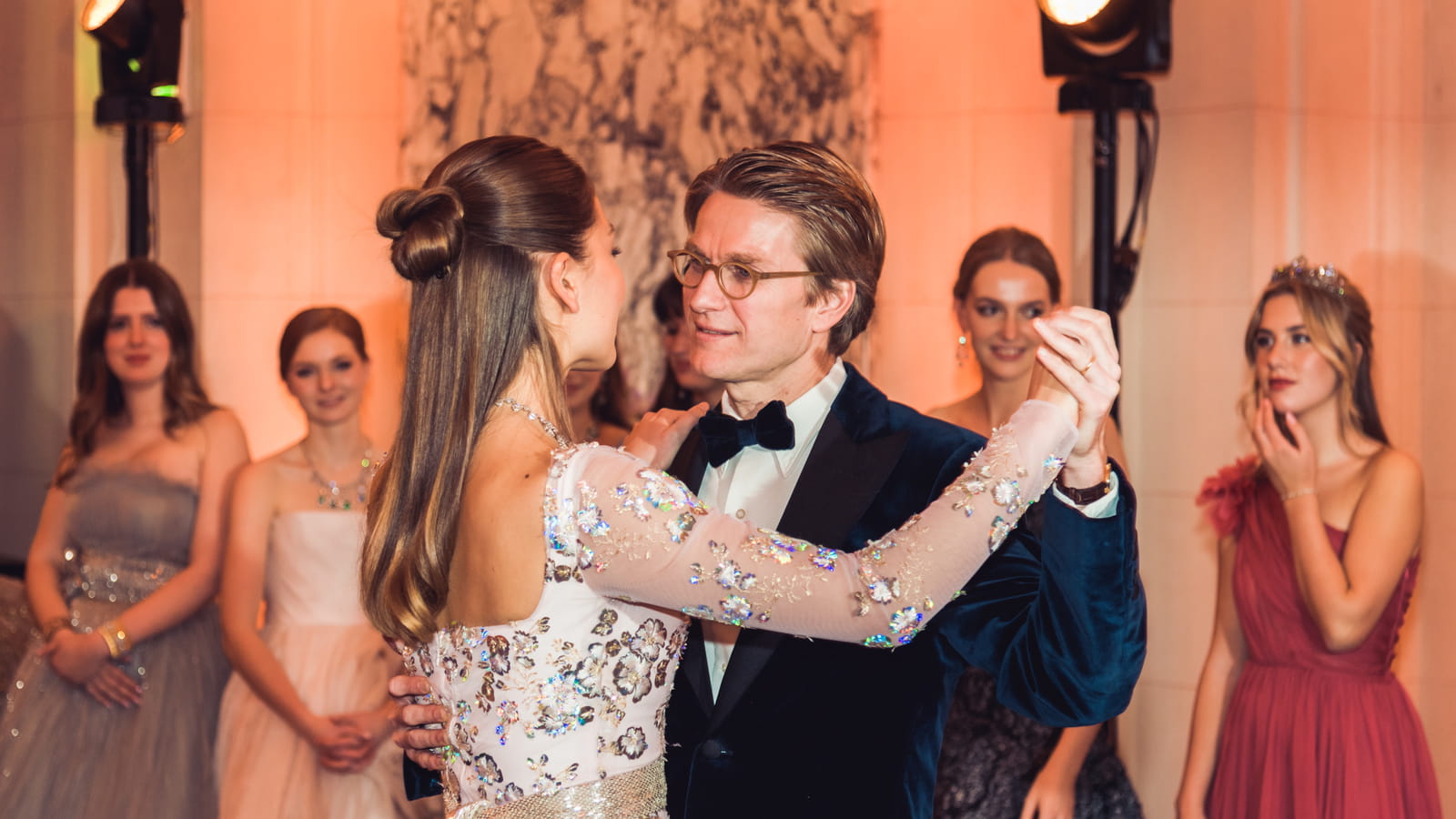 Princesse Hélène d'Orléans et son père le prince Charles Louis d'Orléans
