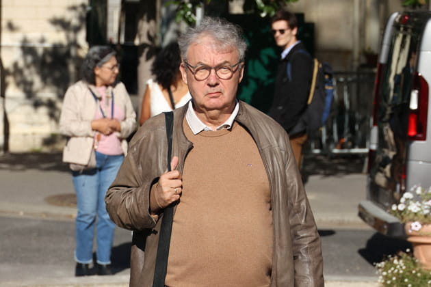 Dominique Besnehard aux obs&egrave;ques de Jean-Pierre Elkabbach