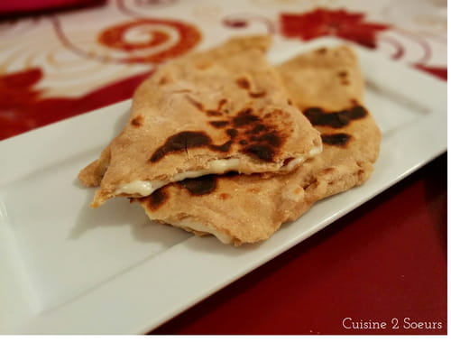 Naans au fromage