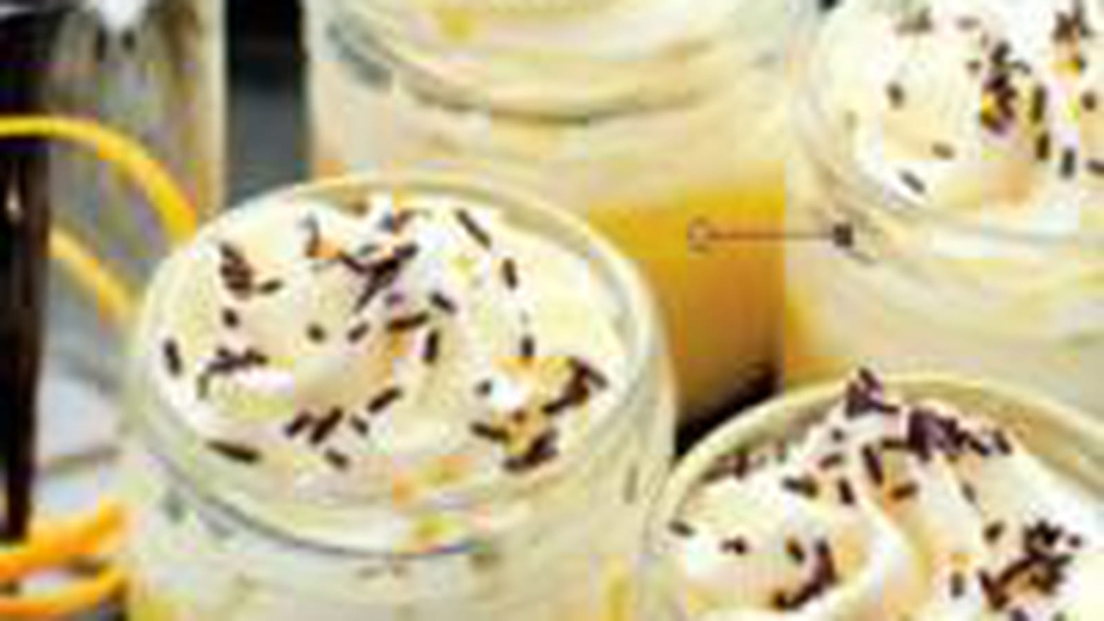 Pots citron et chantilly vanillée