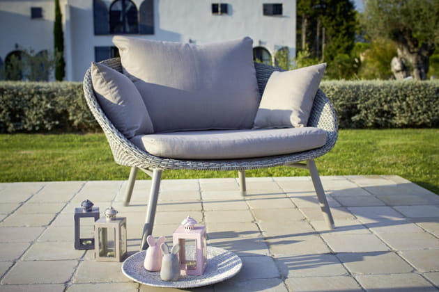 Fauteuil d'extérieur Cocoon Wicker de Carrefour