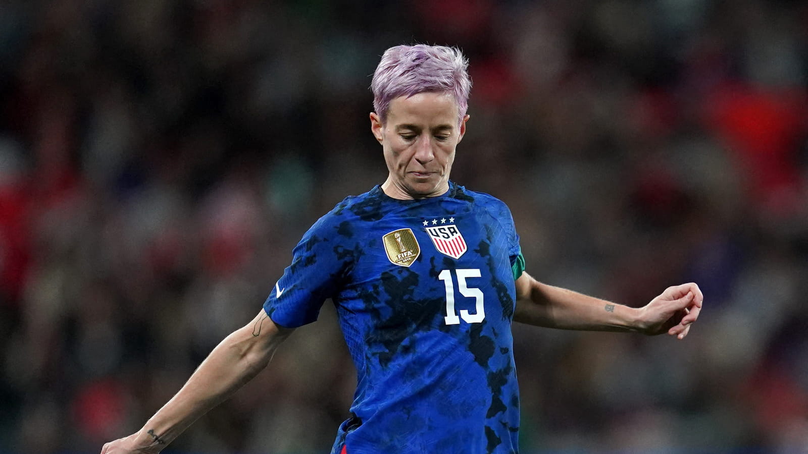 Megan Rapinoe à Londres en 2022