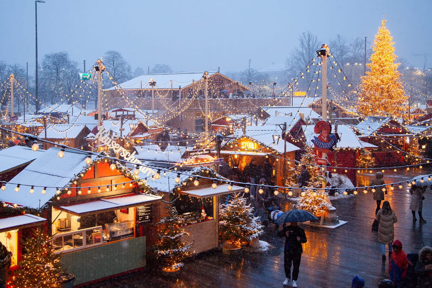 this new magical village inspired by Switzerland goes all out on entertainment