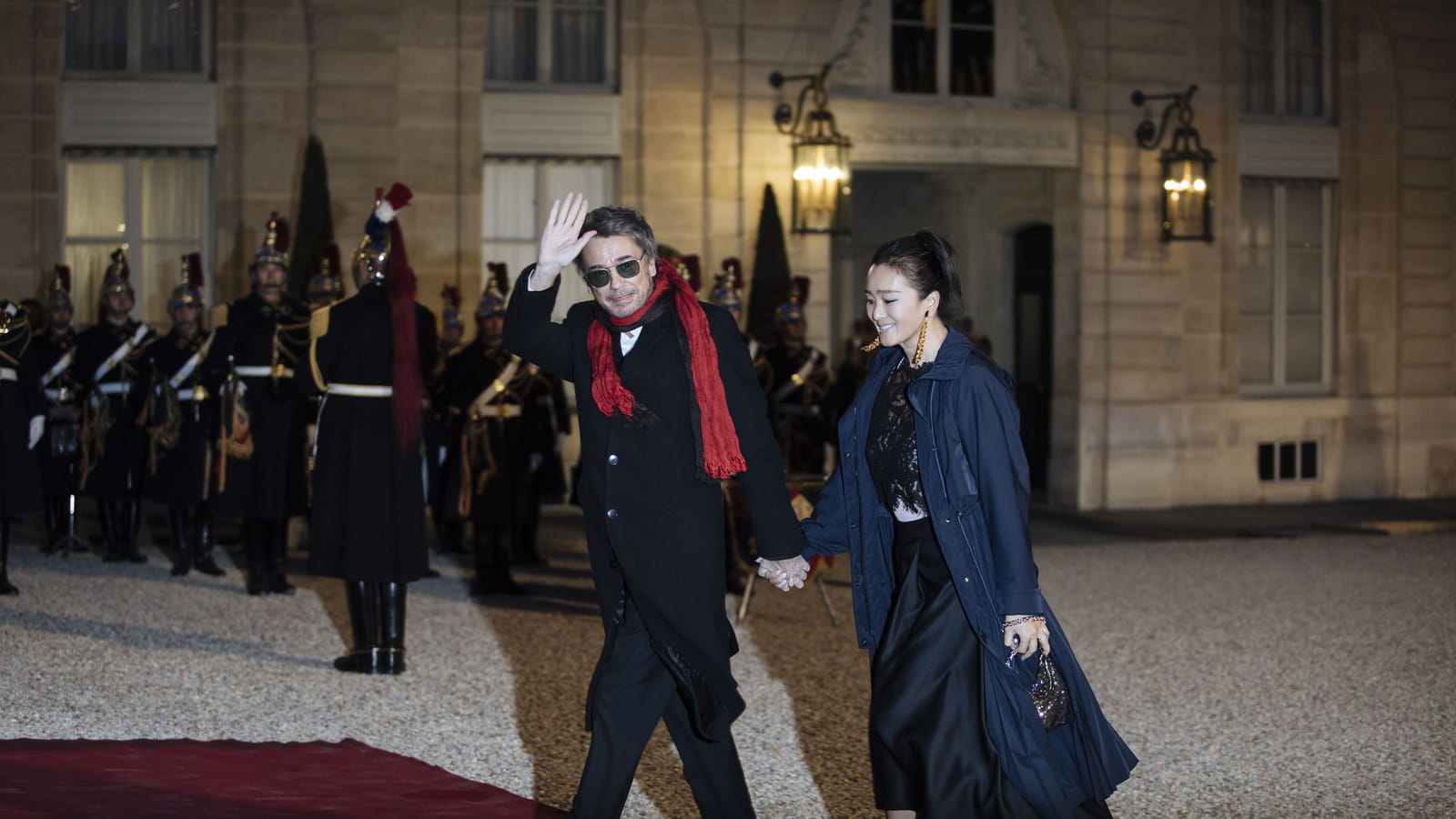 Jean-Michel Jarre et Gong Li
