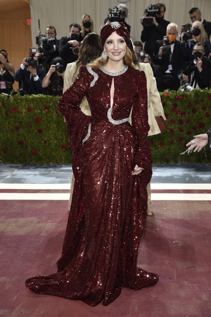Jessica Chastain en Gucci