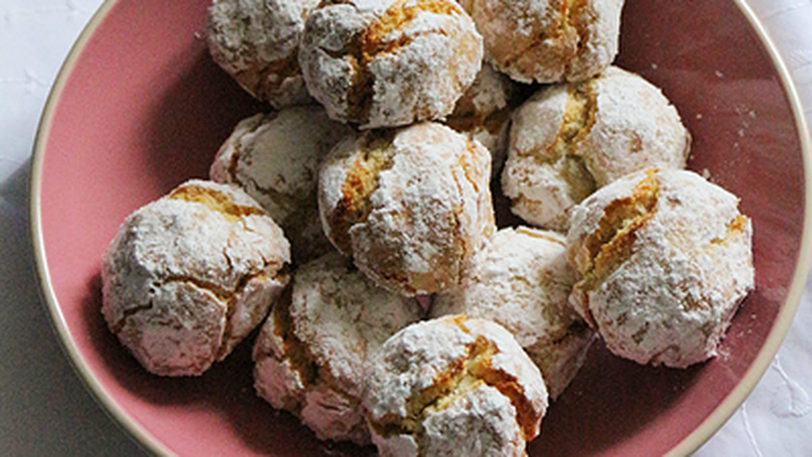Amarettis aux zestes de citron