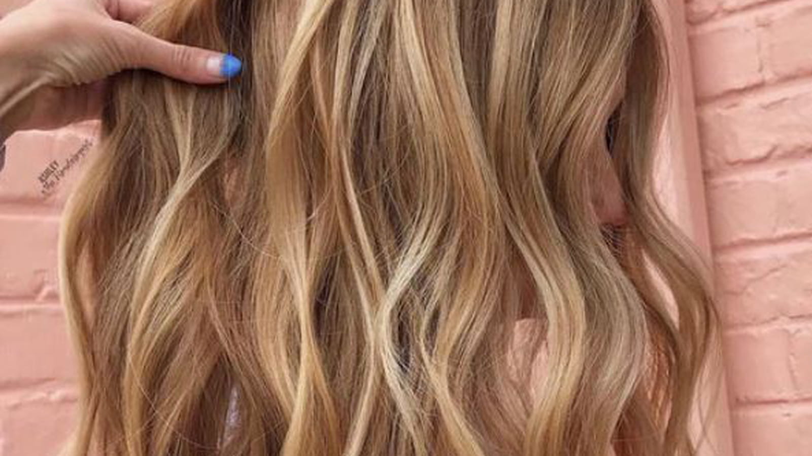 Balayage blond doré