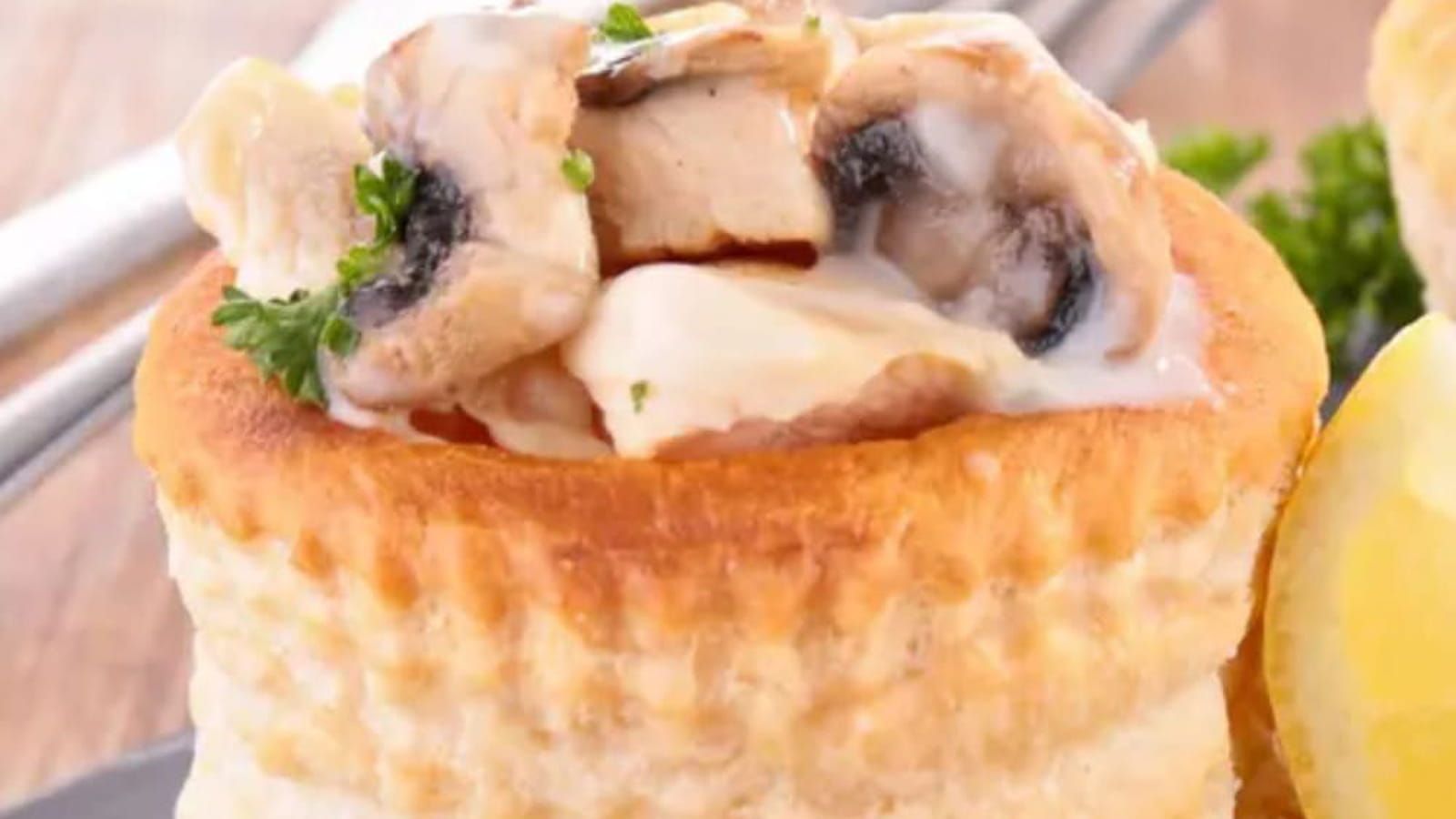 Vol au vent au poulet