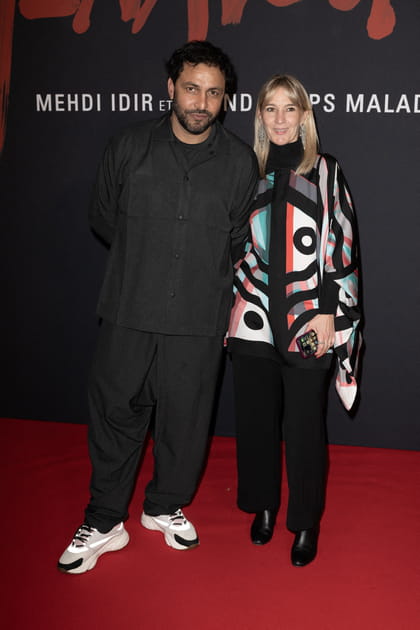 Katia Aznavour, la fille de Charles Aznavour, pose avec Jean-Rachid Kallouche