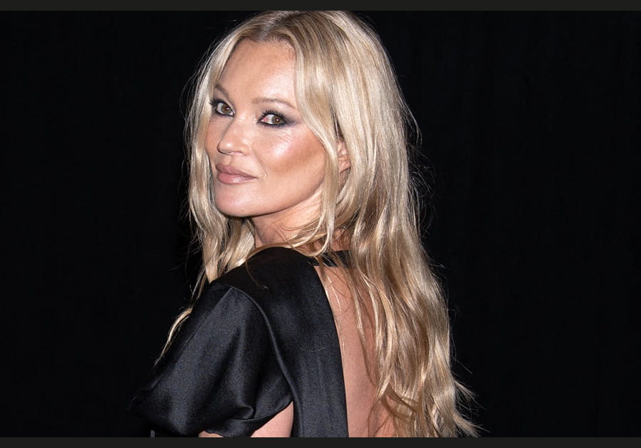 Kate Moss, captivante avec son smoky eyes