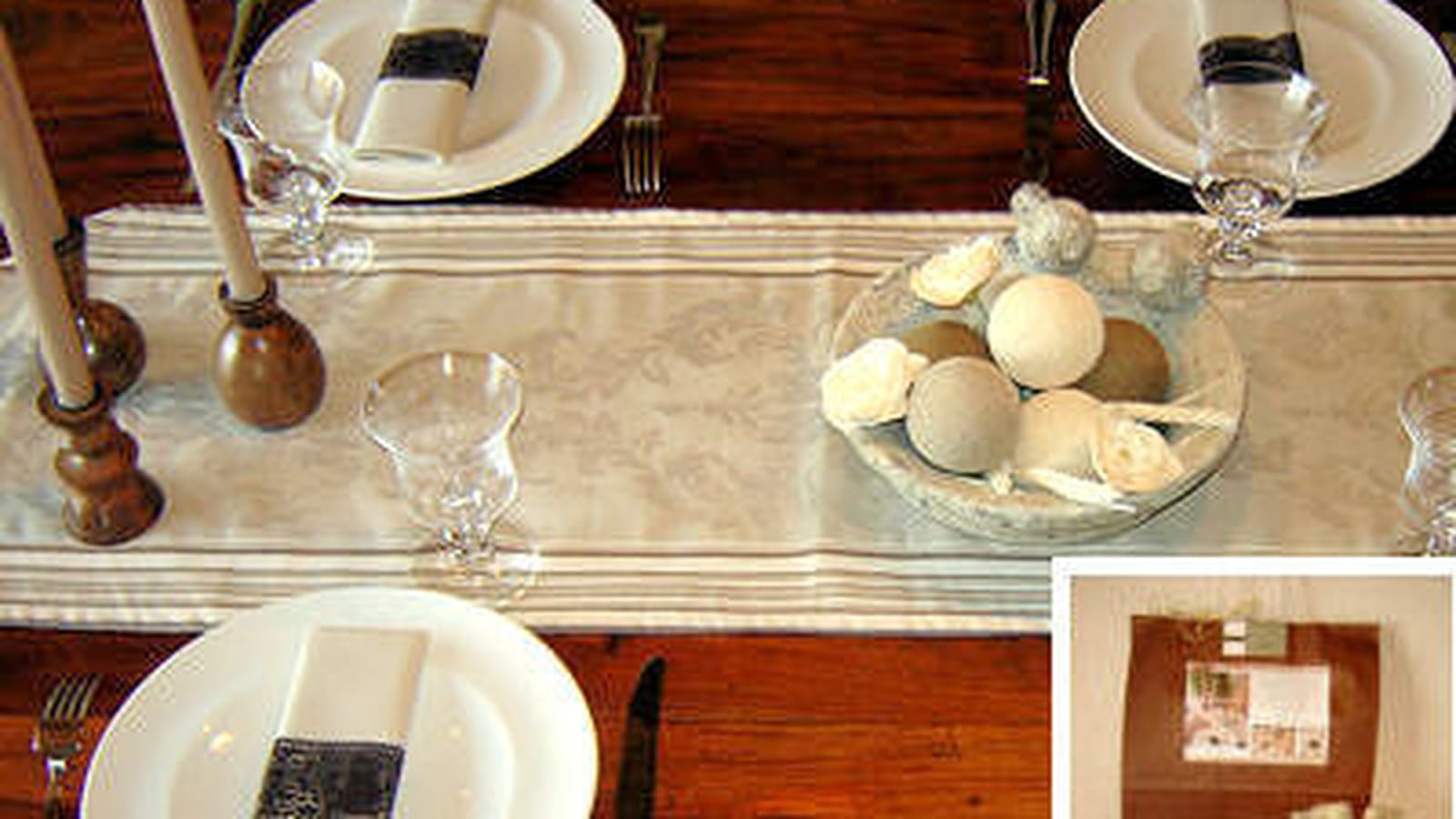 Mise en table
