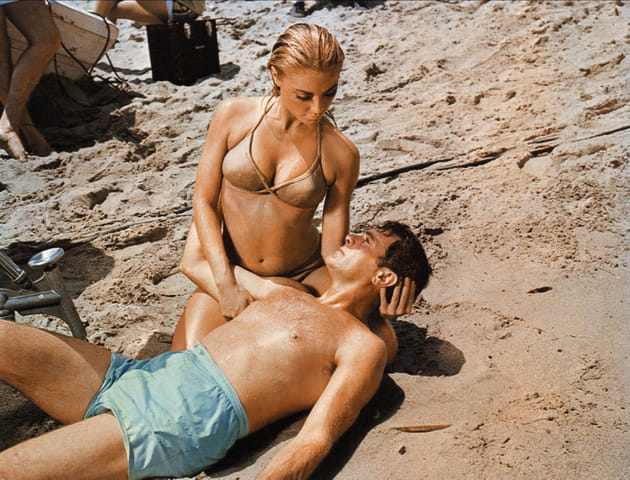 Sharon Tate et Tony Curtis en 1967 pour "Comment réussir en amour sans se fatiguer"