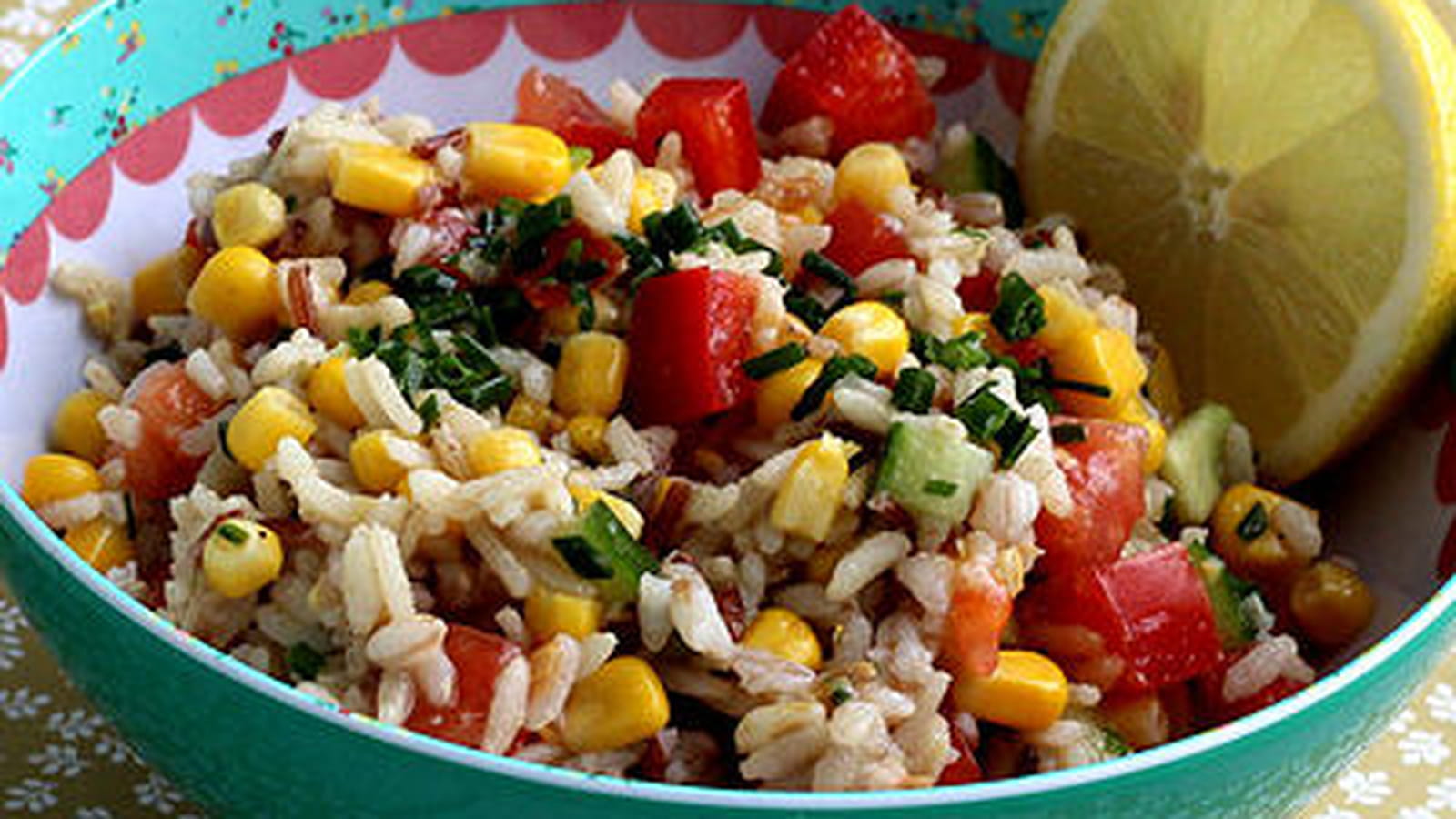 Salade de Riz - Céréales Anciennes et Maïs