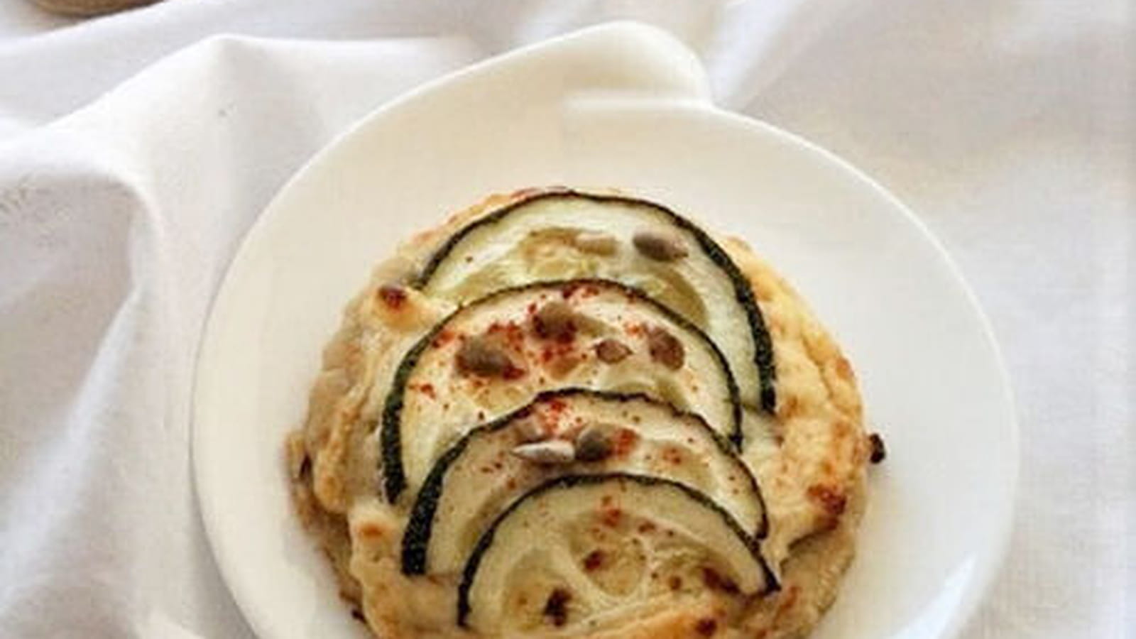 Tartelettes bio ricotta et courgettes sans gluten et sans oeufs
