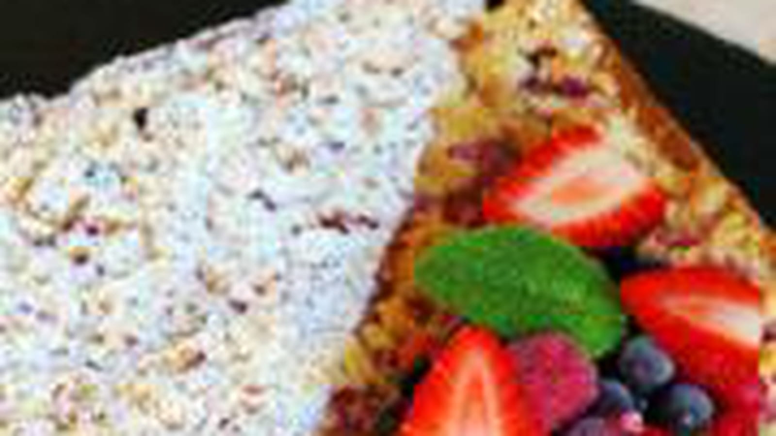 Tarte fruits rouges crumble