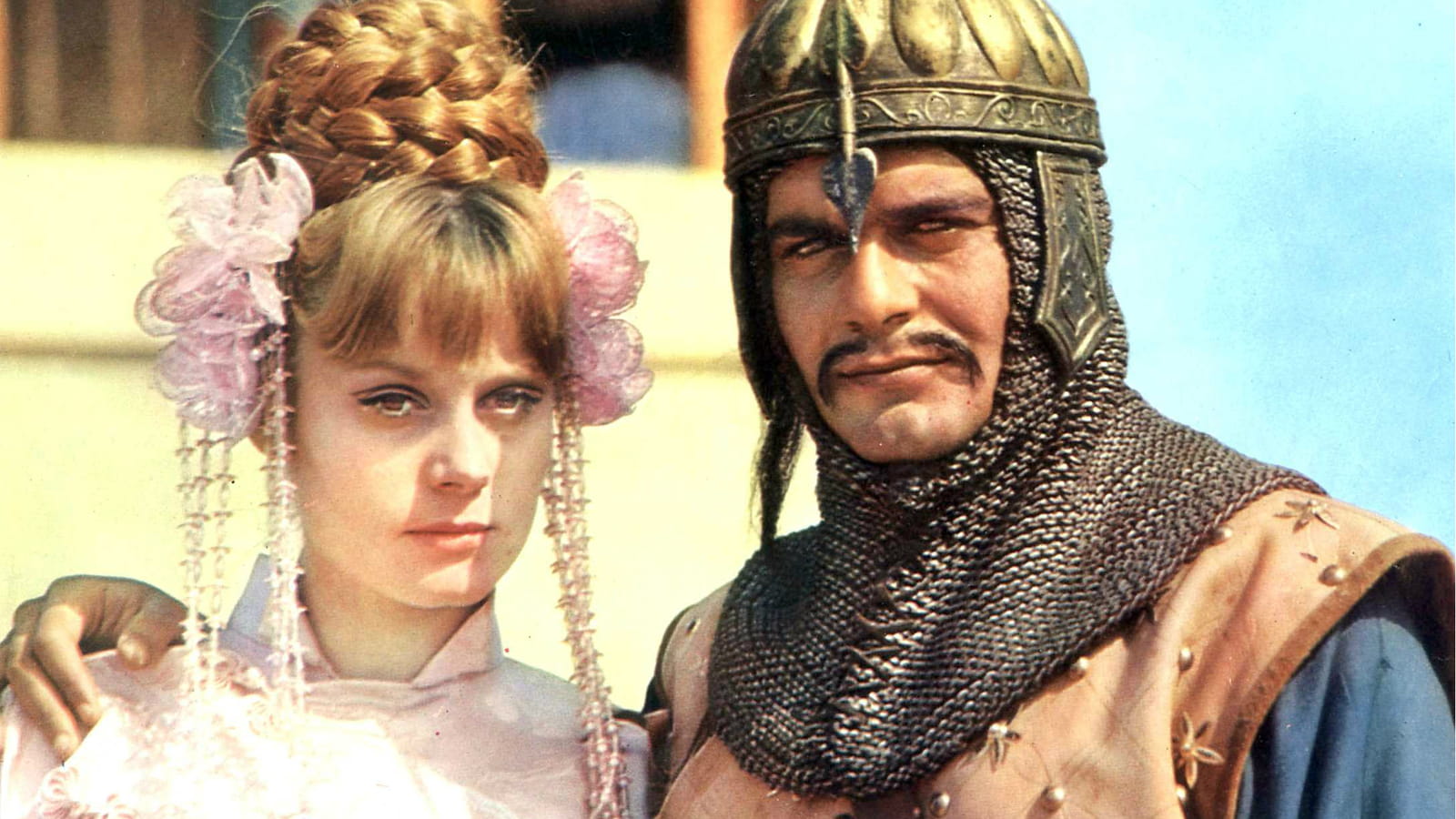Au côté d'Omar Sharif dans "Genghis Khan"