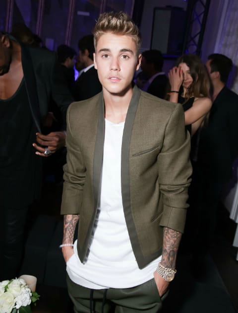 Justin Bieber, détendu à la CR fashion book party