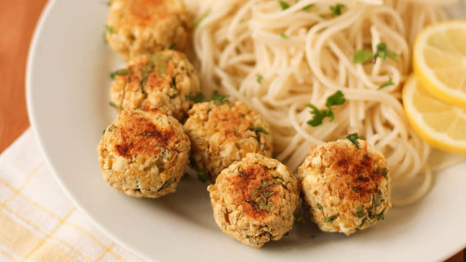 Boulettes pois chiche et feta