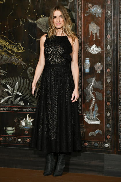 Sonia Sieff au défilé Chanel Métiers d'Art 2019-2020