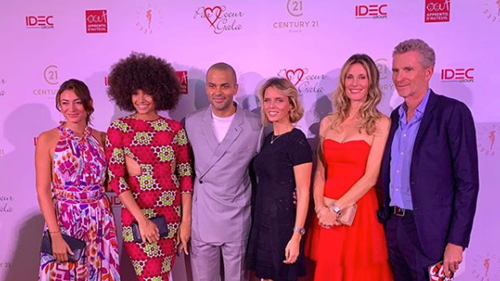 Rachel Legrain-Trapani, Alicia Aylies, Tony Parker, Sylvie Tellier, Sophie Thalmann, Denis Brogniart