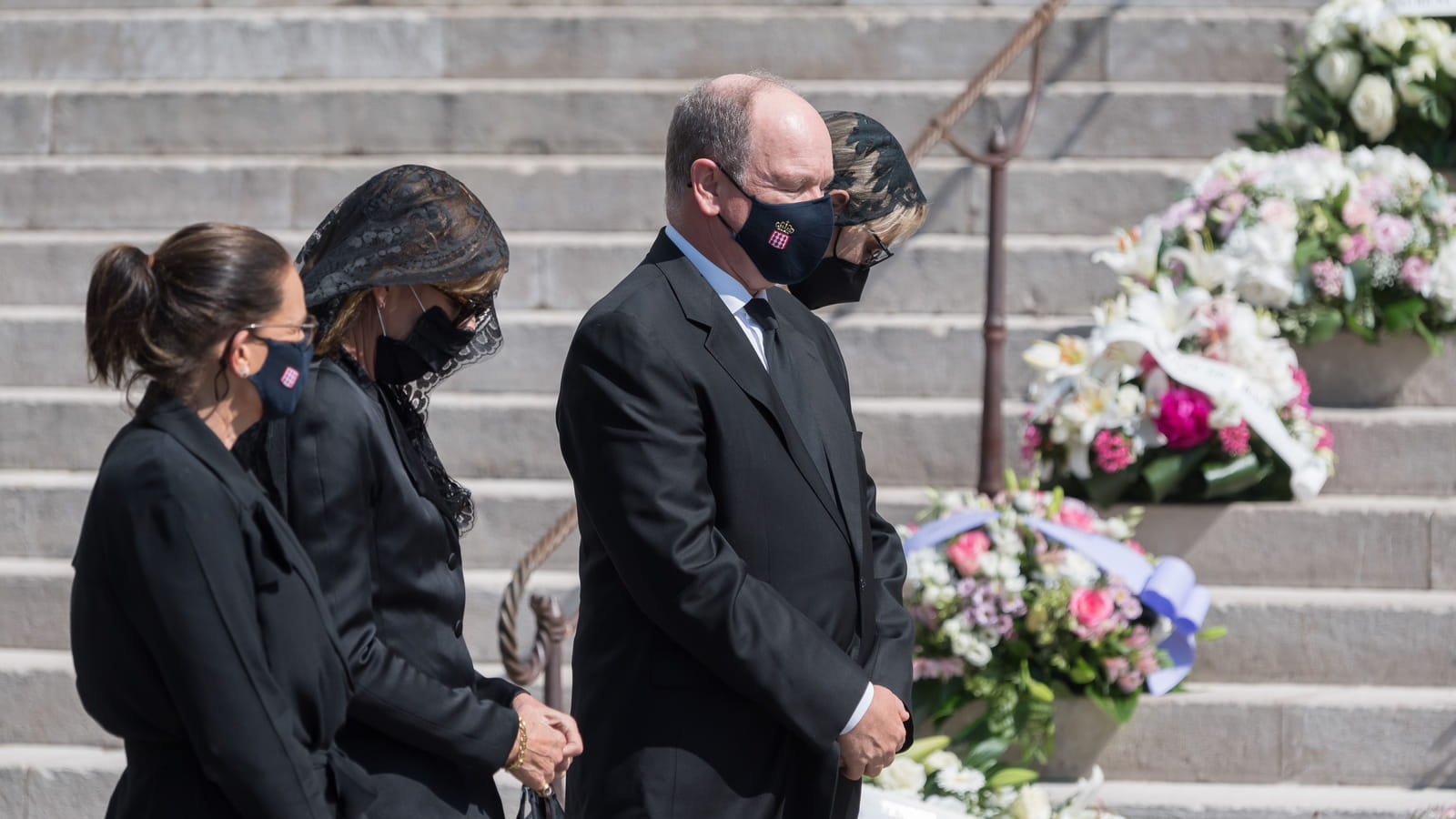 Stéphanie de Monaco, Princesse Caroline de Hanovre, Albert de Monaco, Princesse Charlene de Monaco