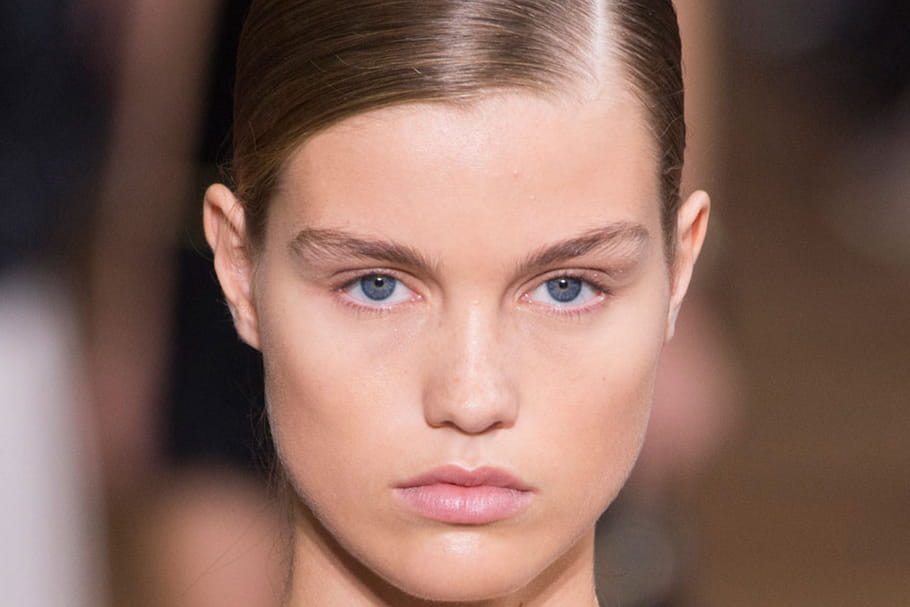 La beauté minimaliste du défilé Lanvin